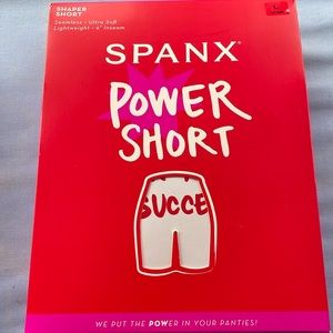 Spanx power short opened but never worn